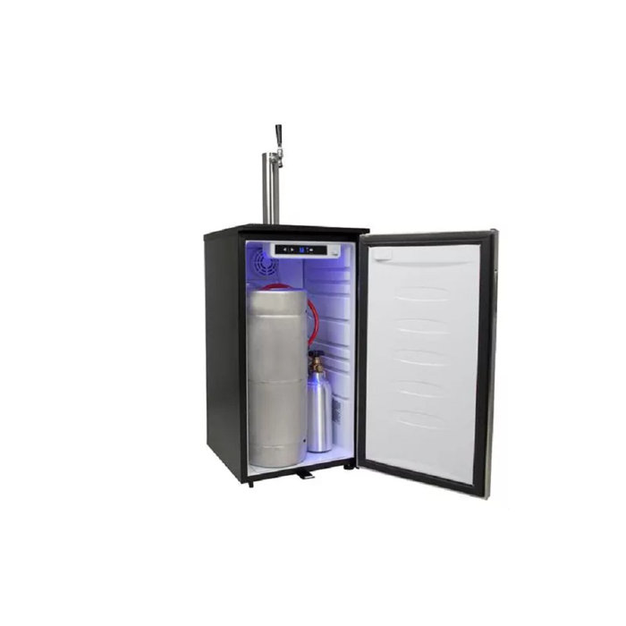 EdgeStar 3.2 Cubic Feet Silver Single Tap 5 Gal Keg Freestanding